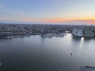 View from a top A'Dam Toren building of Amsterdam