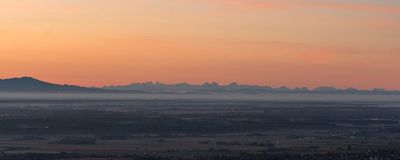 Vue sur les Alpes Bernoise