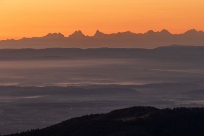 Vue sur les Alpes bernoises
