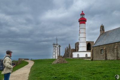 Votre serviteur à la Pointe Saint Mathieu