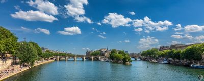 L'île de la Cité vue depuis le pont des Arts
