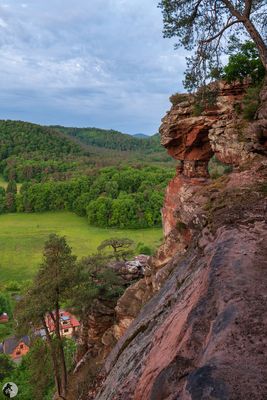 L'autre côté du rocher du Wachtfels