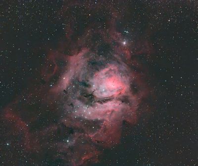 M8 emission nebula - The Lagoon Nebula
