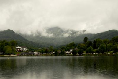 Lake Junaluska in the Rain