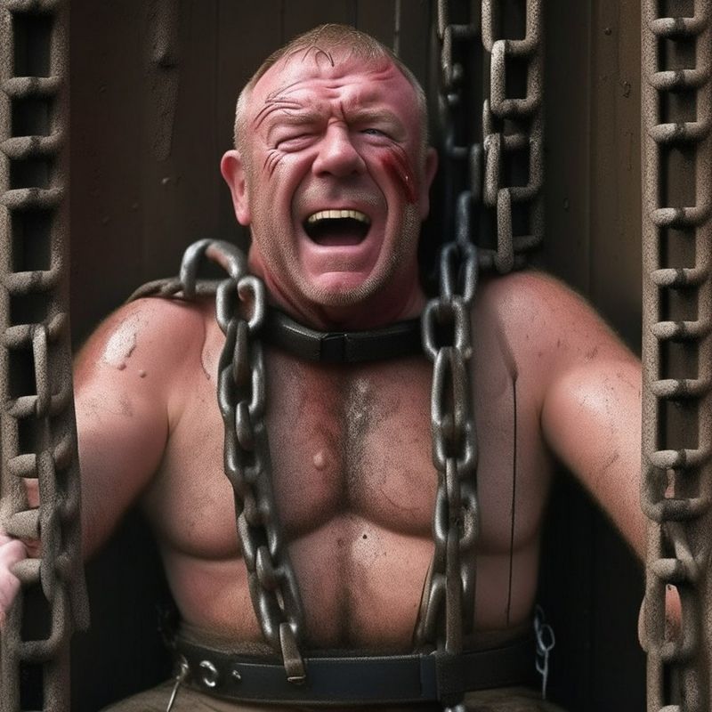 ai generated bdsm gay hairy men brawny.jpeg