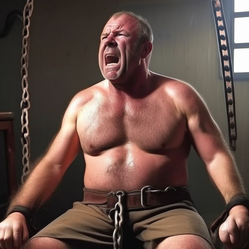 ai generated bdsm gay hairy men prison.jpeg