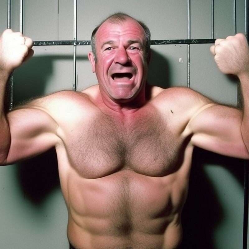 ai generated bdsm gay hairy men redneck.jpeg