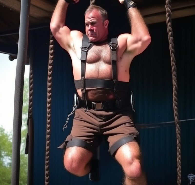 gay musclebear daddy bdsm bondage suspended cop.jpeg