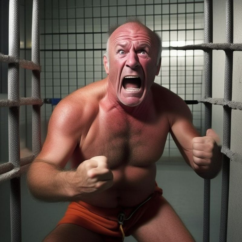 ai generated bdsm gay hairy men beefy prisoner.jpeg