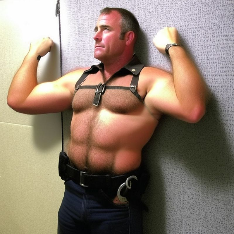 ai generated bondage gay daddies bdsm cops.jpeg