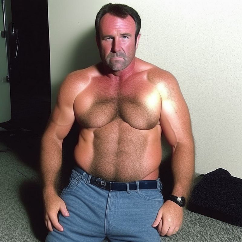 ai generated bondage gay daddies bdsm redneck.jpeg