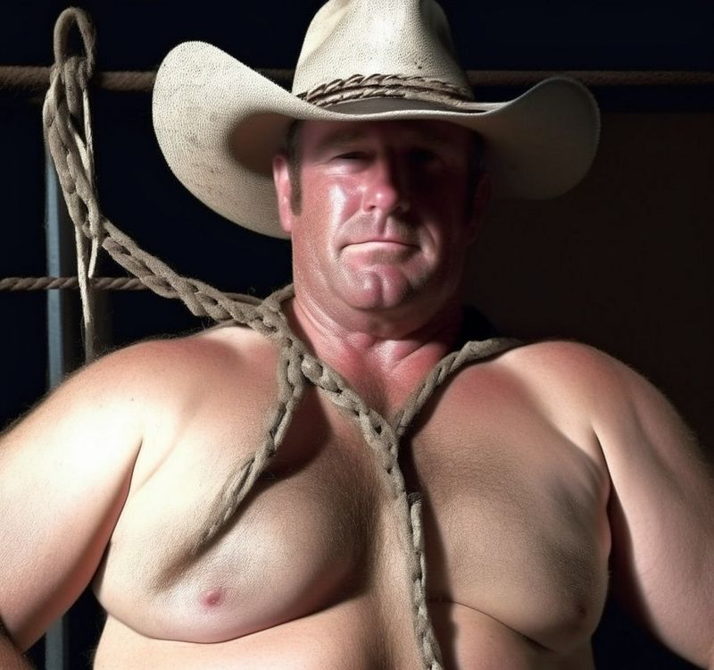 muscle daddy gay bondage man cowboy.jpeg