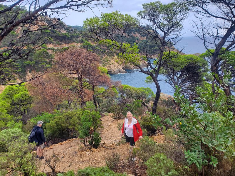 Coastal path walk from Tossa to Cala Pola