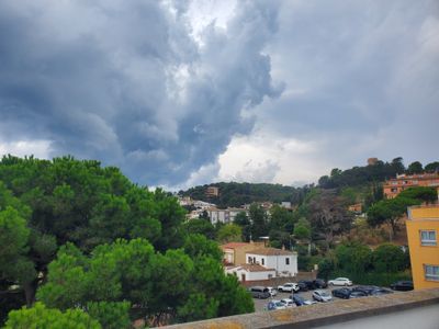 View from our balcony in Tossa de Mar