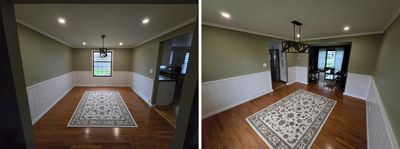 Kitchen, Family Room & Half Bath Remodel
