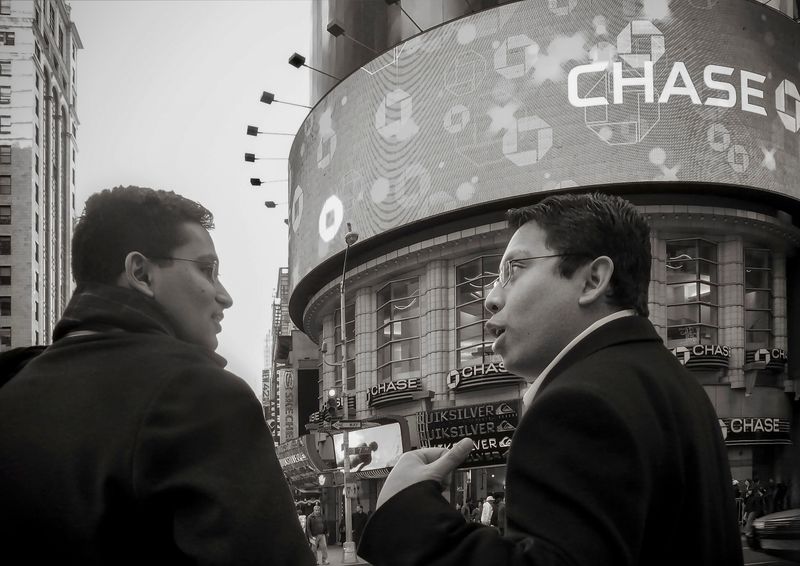 On the street exchange