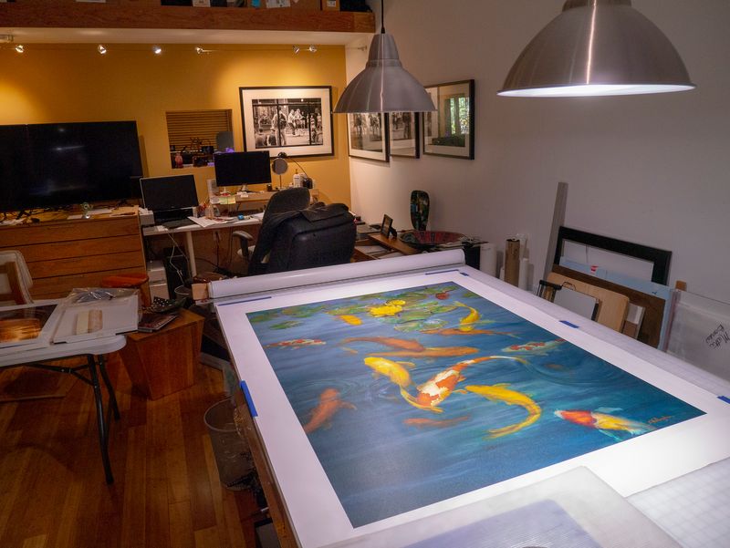 Coating a 36x48 print