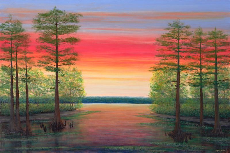 A Rebel Sunset  40x60