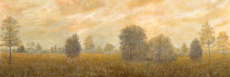 Sunrise in the Bottomland  (triptych Joined)