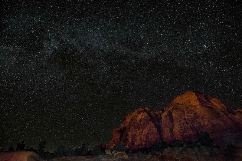Zion N.P. in Moonlight