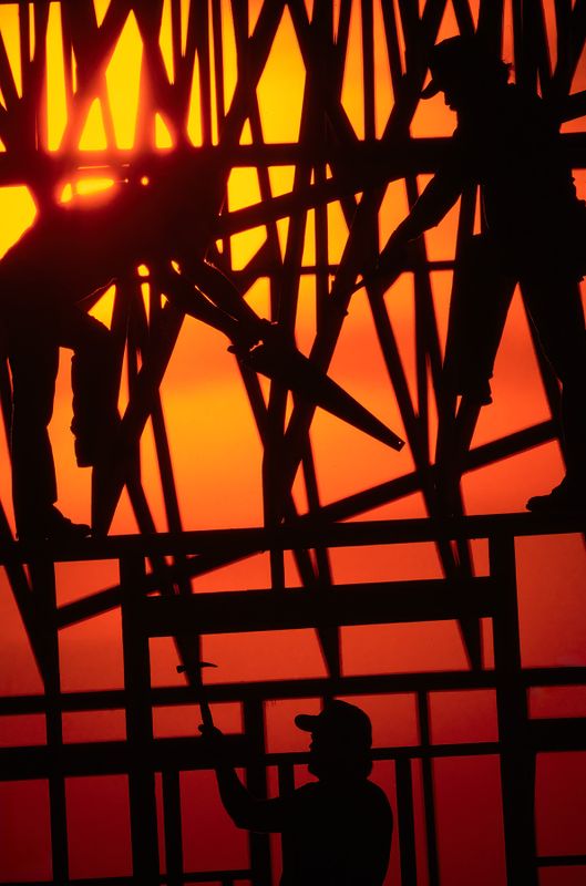 Workers at Sundown