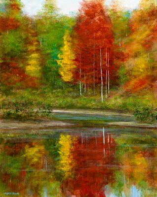Bream Pond Autumn 30x24