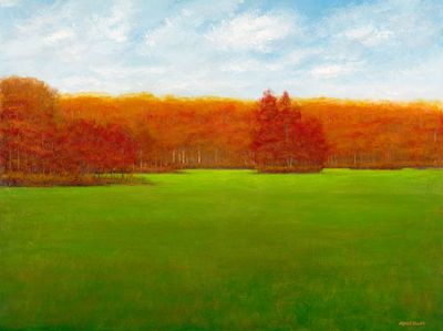 For Ryegrass and Autumn Leaves - 30 x 40