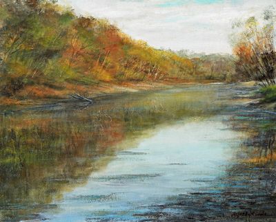 Fall Afternoon in Bayou Pierre 24x30