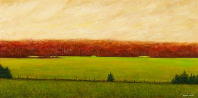 Fields of Winter Rye Grass 24x48