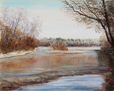 Bayou Pierre in February 12x16