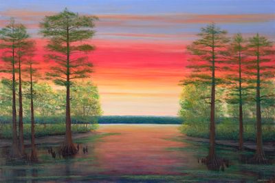A Rebel Sunset 40x60
