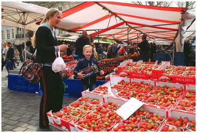 At the marketplace