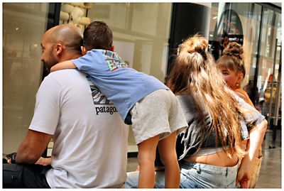 Children out in the streets