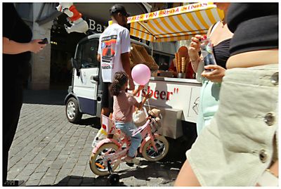 Children out in the streets