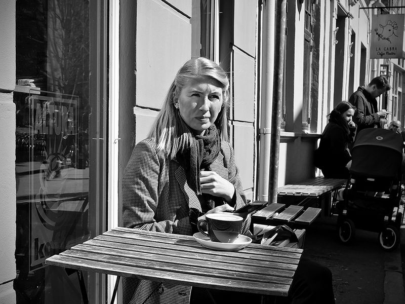 A cup on a spring day