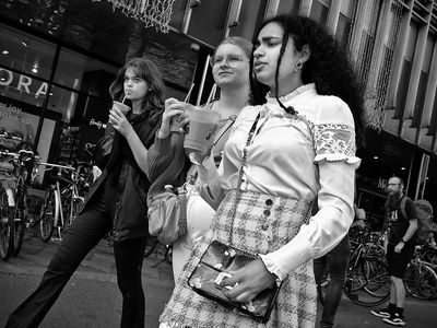 Strolling with refreshments