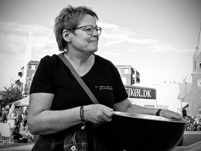 Lady with a bowl