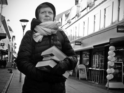 Bookworm with new food