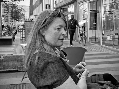 Candid street portrait