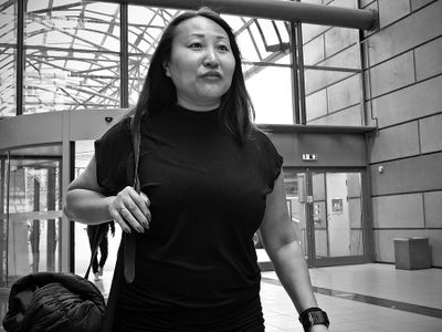 Candid street portrait 2