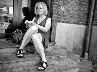 Rest on the steps 2