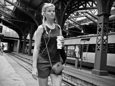 A drink while waiting