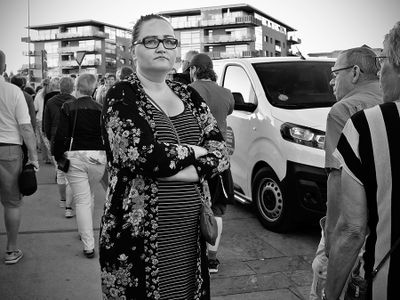 In the jazz festival crowd 3