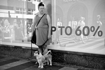 Lady and dog 7
