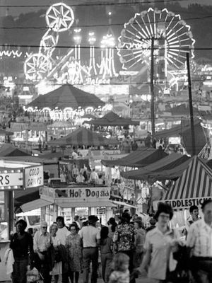 This is the Nashville fair in the 60's, but very much like the fair USED to be in Jackson.