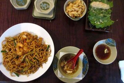 Shrimp Lo Mein, hot and sour soup, crab stick tempura     IMG_3675.jpg
