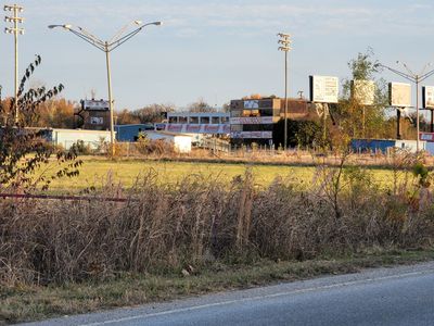 What remains of the former Memphis Motorsports Park