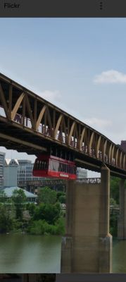 The monorail to Mud Island