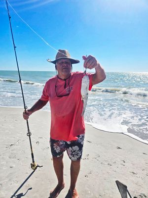 David McGough and his catfish.