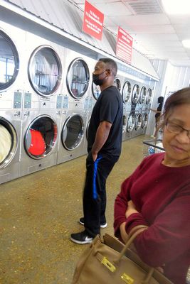Kevin from the apartments was at the laundry.        IMG_4629.jpg